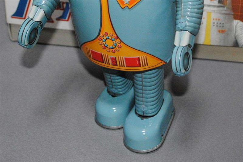 ビリケン商会、ブリキ製 キャプテンウルトラ ロボット ハック｜覆面