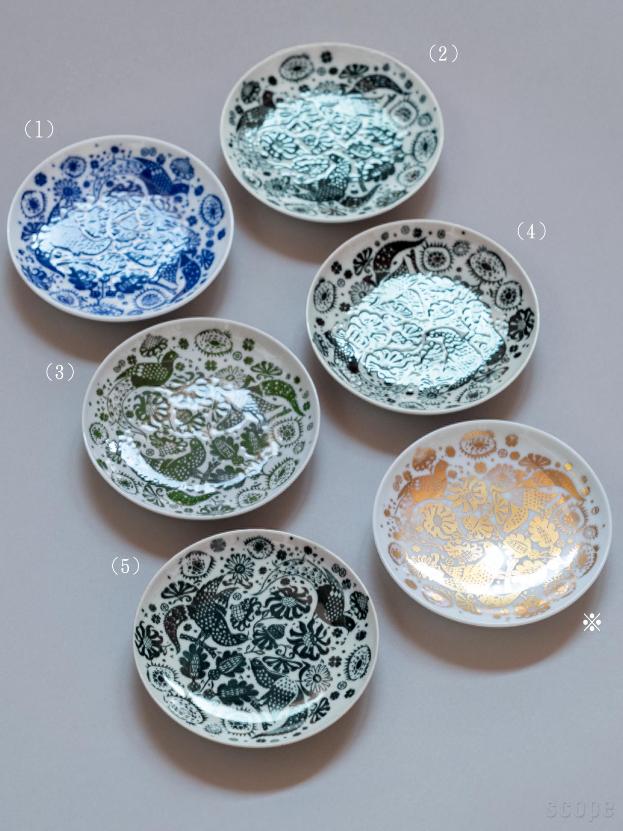 印判小皿 カッコー (別注) | 東屋