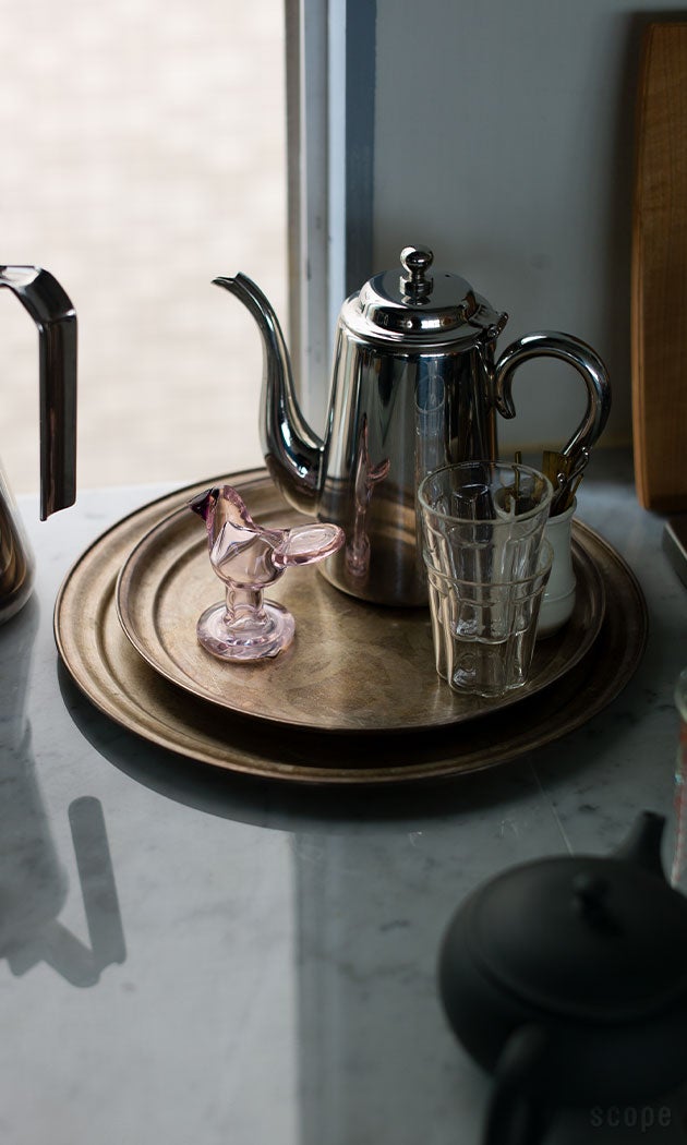 販売終了】iittala | Birds by Toikka ミニシエッポ脚付 ピンク×ダーク