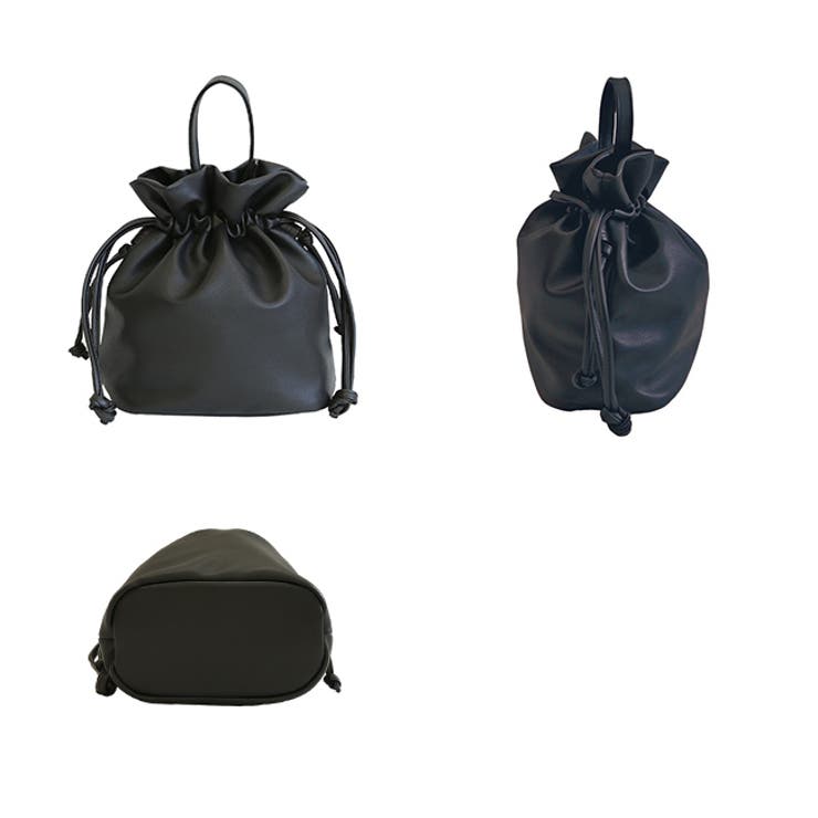 巾着2WAYショルダー レディース ショルダーバッグ[品番：HSYS0001793