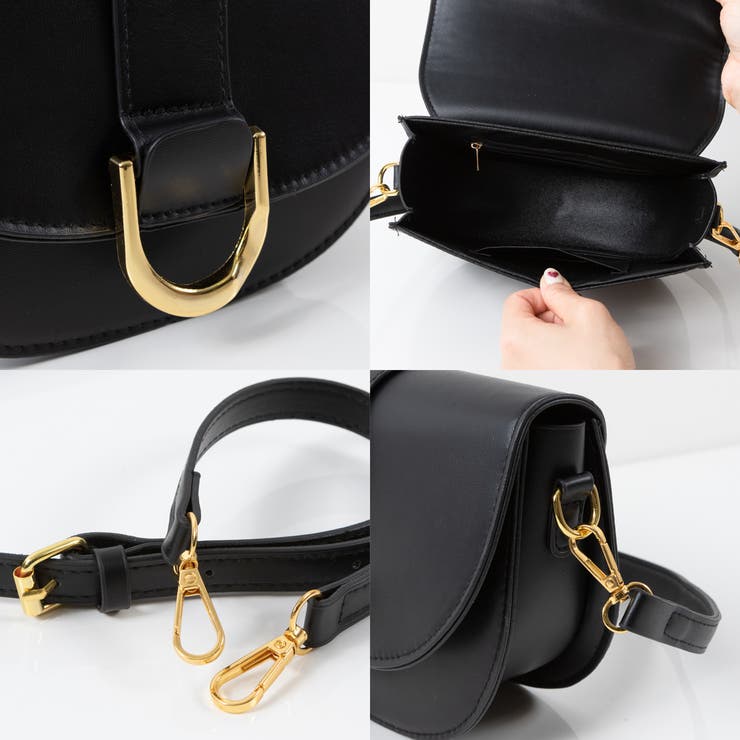 ショルダーバッグ Dゴールド金具 ポシェット[品番：PPNW0003464