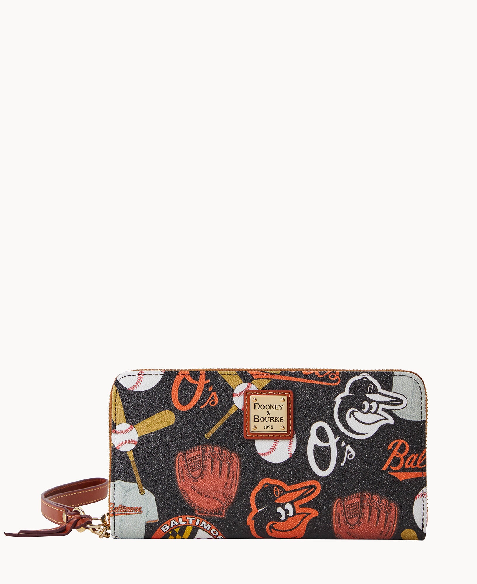 MLB Padres Double Zip Wristlet – Dooney & Bourke
