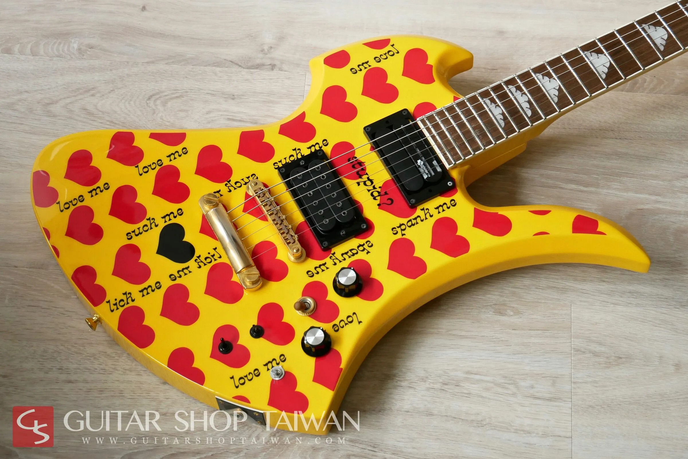 Fernandes Burny MG-145S HY X-Japan Hide Signature Model – Guitar