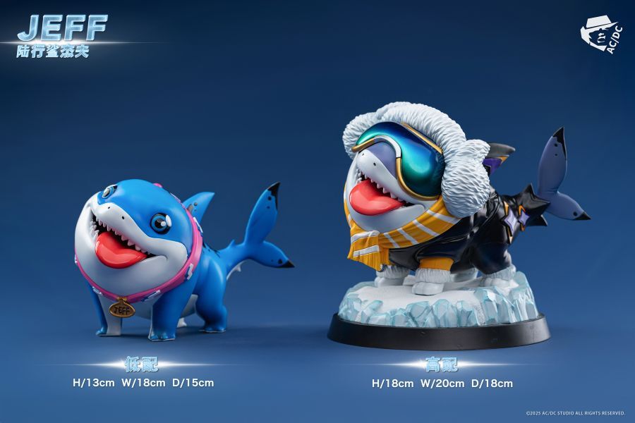 GK預購】AC/DC Studio 第四彈鯊魚Jeff 雕像– 夢迴玩物