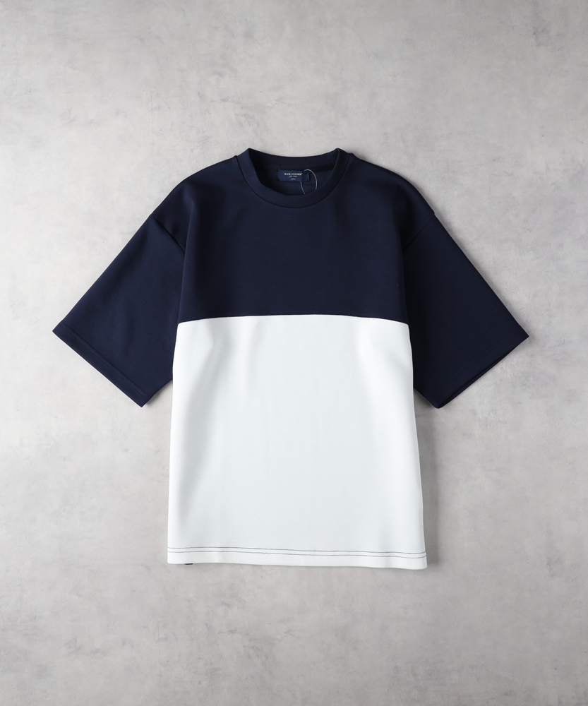 2段切替Tシャツ(M ネイビー): トップス｜Right-on公式オンラインショップ