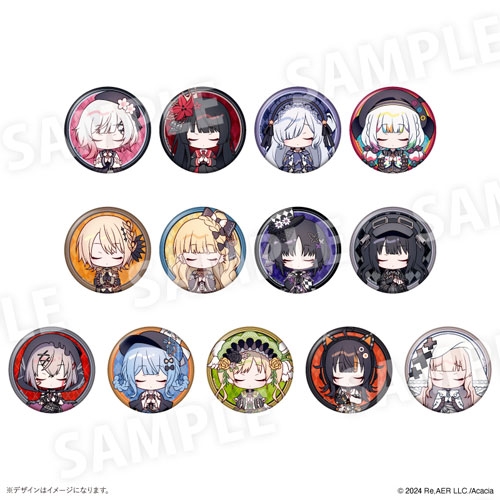 魔法少女ノ魔女裁判 トレーディングちびキャラ缶バッジ(全13種ランダム)