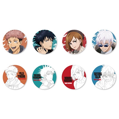 呪術廻戦 × TOWER RECORDS トレーディング缶バッジ(全8種)