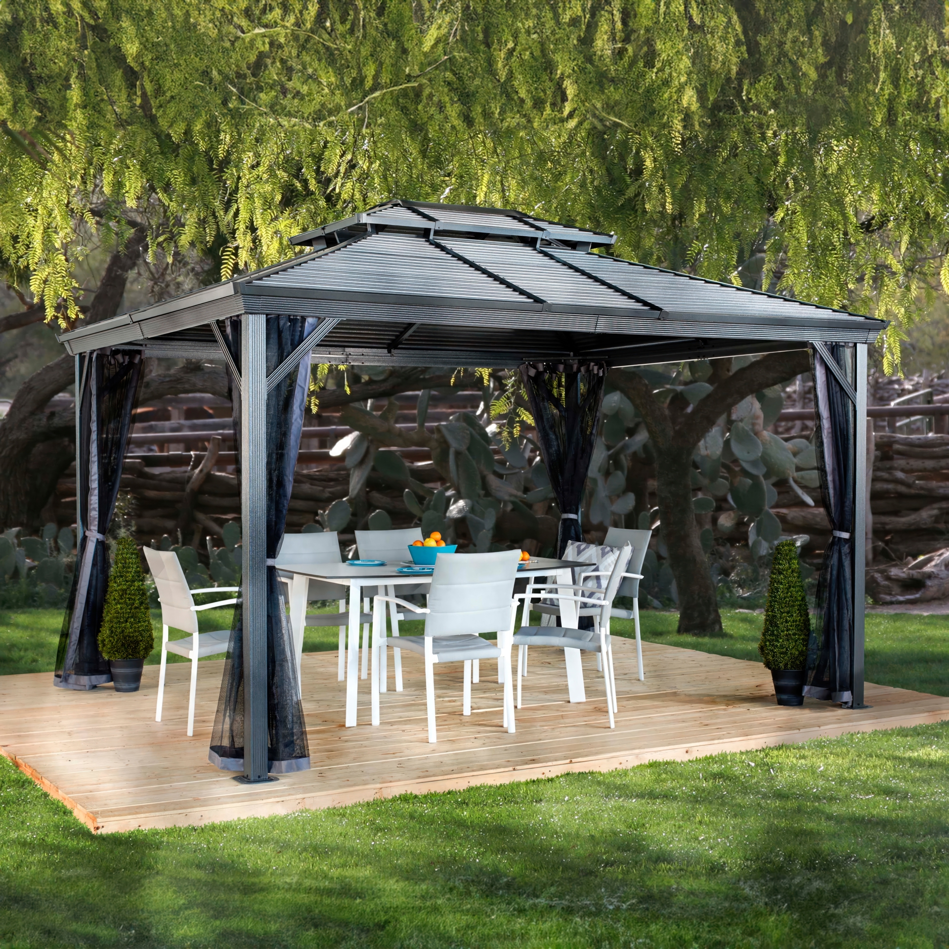 Sojag Ventura II Double Roof Gazebo 10 ft. x 12 ft. SOJAG 500