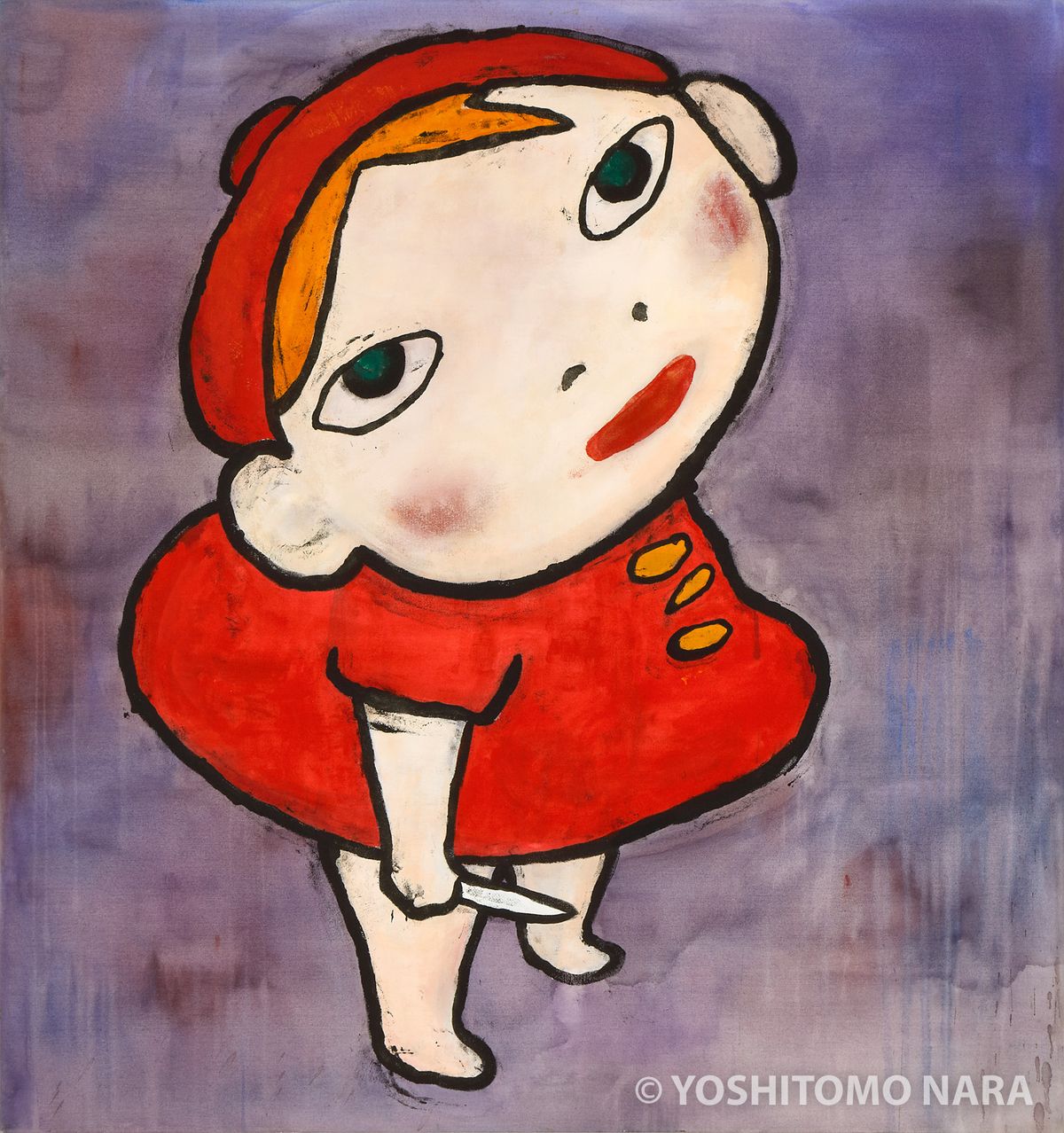 No.YNF604 - The Girl with the Knife in Her Hand 1991 | YOSHITOMO