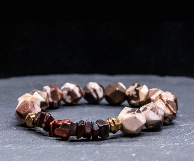 送料無料】台湾 【砂漠の炎】オーストラリアンゼブラジャスパー・赤い