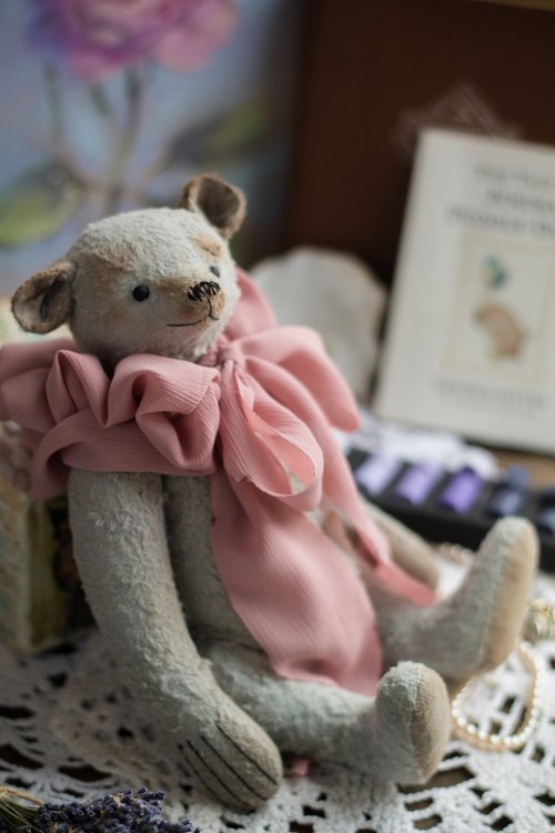 50%OFF】ウクライナ アーティスト テディベア人形ヴィンテージ