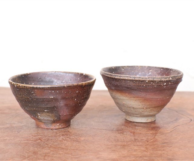 備前焼 ぐい呑み(2個セット) gi-316 宗兵衛窯 | ワイングラス・酒器