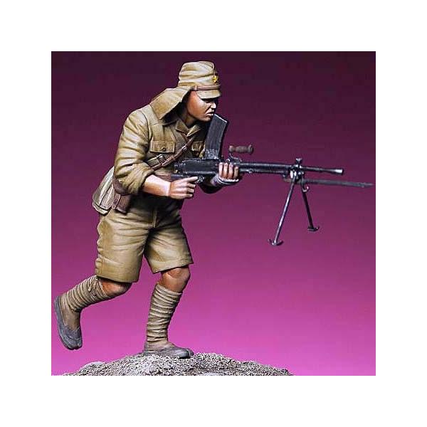 日本軍 九六式軽機関銃を持って突撃する伍長 Japan Cpl. with Type-96