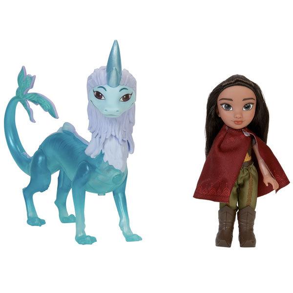 ディズニー ラーヤと龍の王国 ミニ ラーヤ ＆ シスー ドラゴン 人形