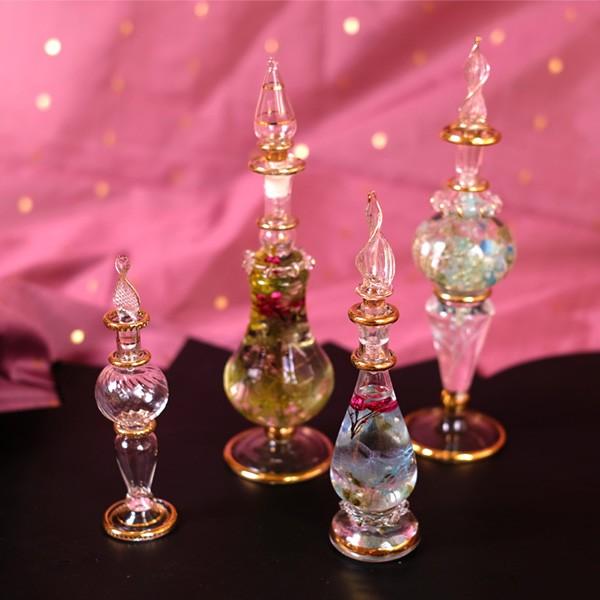 ハーバリウム ガラス 瓶 ボトル 香水瓶 おしゃれ エジプシャングラス