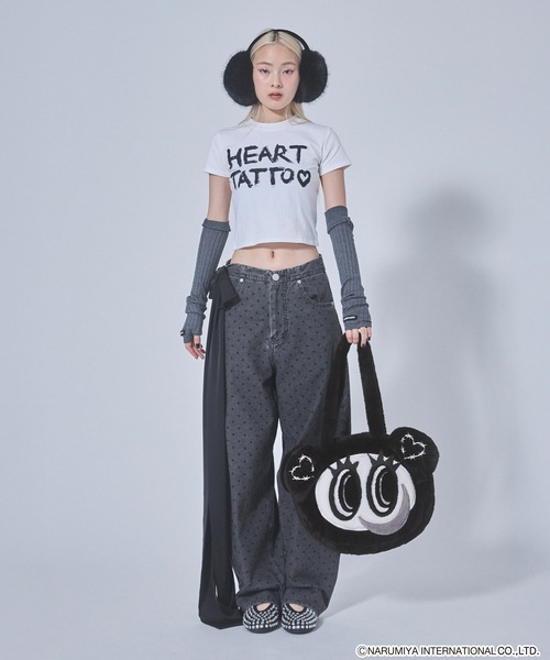 HEART TATTOO | モノトーンナカムラくん フェイスバッグ【ANGEL BLUE