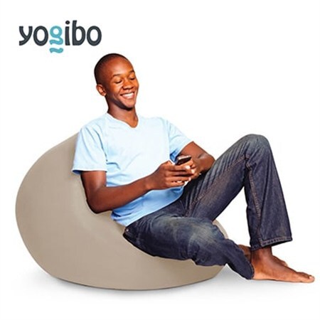 Yogibo Mini(ヨギボー ミニ)ライトグレー_ヨギボー ミニ ソファ グレー