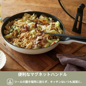 RHF-502 レミパンワイド (28cm) レッド【 フライパン 深型 IH対応 蓋