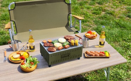 ゆるキャン△』 卓上シチリン（オリーブグリーン） キャンプ用品