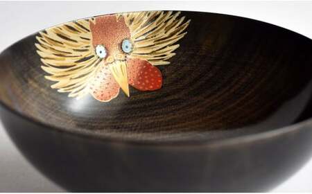 山中漆器 干支 蒔絵盃 干支盃 酉 黒摺 とり 酒器 盃 蒔絵 漆器 父の日