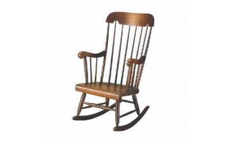 飛騨の家具】 ロッキングチェア (クッション付)（C63+C63Q）| 椅子