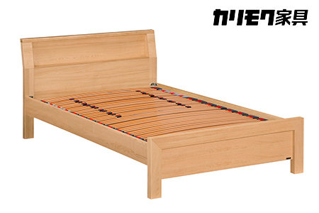 カリモク家具】 シングルベッド NW74モデル(マットレス付)【NW74S6M