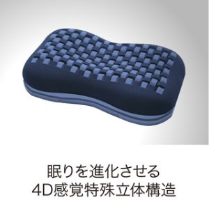 枕 西川 nishikawa AiR エアー 4D ピロー 高め ダークブルー P236W 枕