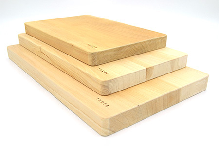 天然銘木 銀杏のまな板（中）職人仕上げ サイズ：約340×210×26mm【徳島