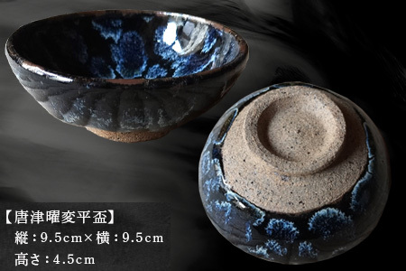 唐津焼 唐津曜変平盃 さかずき 平盃 曜変 曜変天目 酒器 日本酒 ギフト