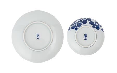 源右衛門窯 染付唐草文 組皿 器 食器 皿 伝統的文様 皿 唐草文様