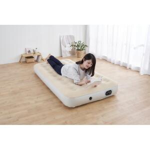 電動エアーベッド シングル アイリスオーヤマ EAB-Sアイボリー 【電動