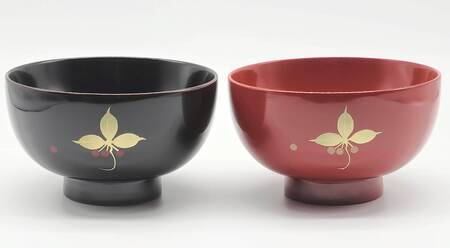 川連漆器 夫婦椀 やぶこうじ 漆器 漆器 【佐藤豊八商店】[H5804