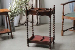 1930年代オーク材アンブレラスタンド（傘立て）奥行き31cm イギリス