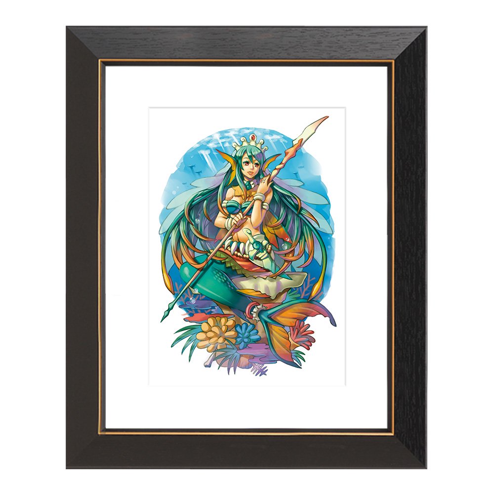 田村 美咲『mermaid』 ｜直筆サイン入りB5キャラファイングラフ