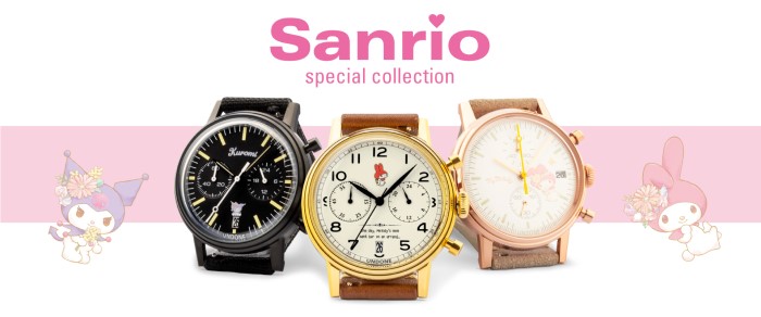 マイメロディ＆クロミと「UNDONE」のコラボウォッチが登場