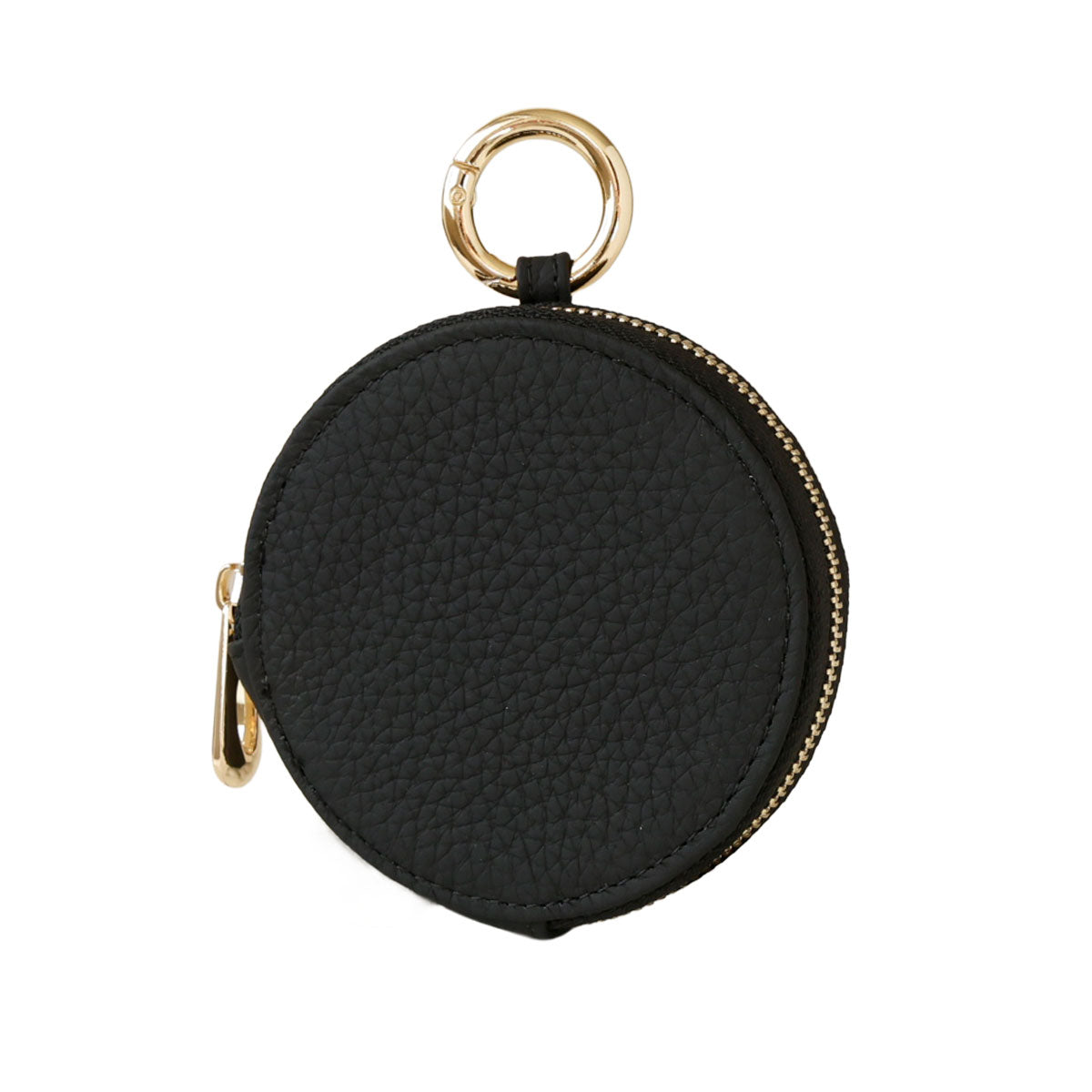 本革 サークルポーチ 丸型 マルチポーチ キーケース お直しポーチ