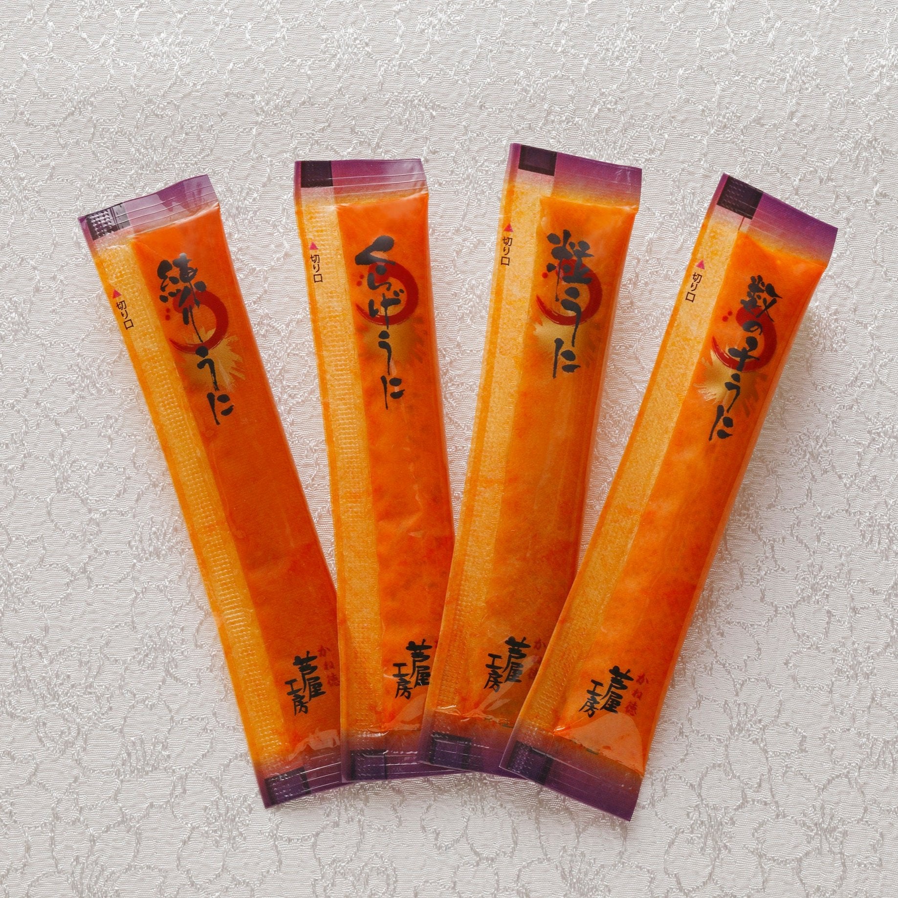 うにスティック御所姫 4種詰合わせ – かね徳｜創作珍味・とびっこ