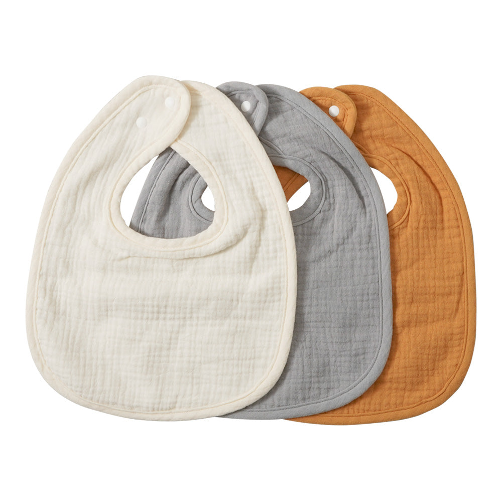 6重ガーゼ U型よだれかけ スタイ3枚セット – ちゃいなび Online Shop