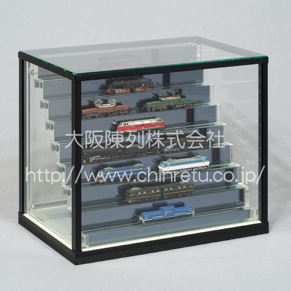 ショーケース販売｜アルミ枠／デスクトップ型｜鉄道模型（Nゲージ