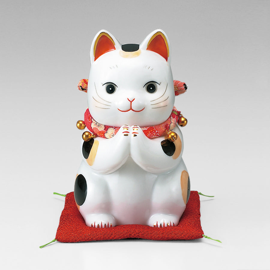 彩絵ふく福おねがい猫(大) – 中外陶園オンラインストア