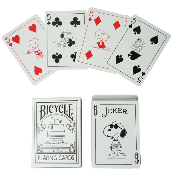 C.J.MART / PEANUTS BICYCLE PLAYING CARDS
