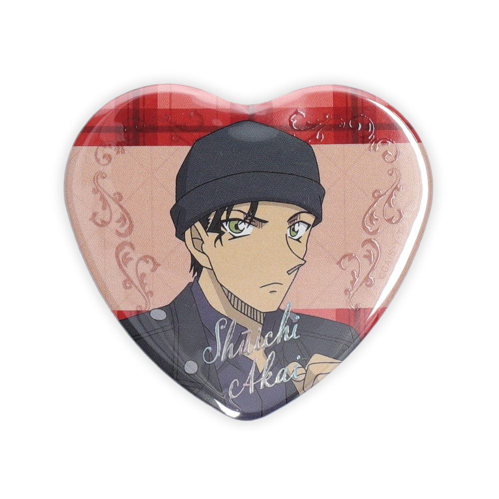 名探偵コナンプラザ ジュエリーハート缶バッジ 赤井秀一