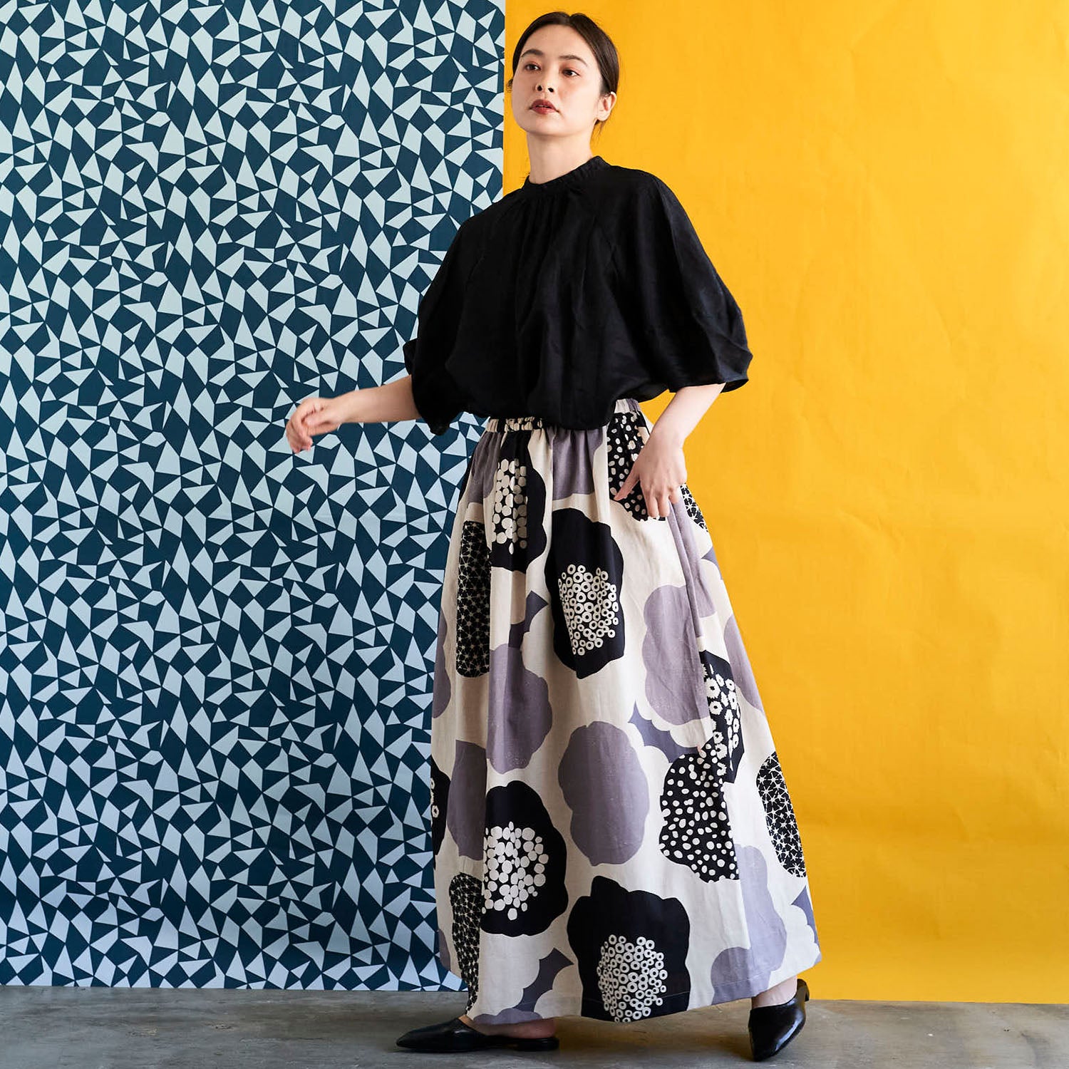 cocca(コッカ) ｜生地通販｜echino/エチノ cloud flower ～ 綿麻