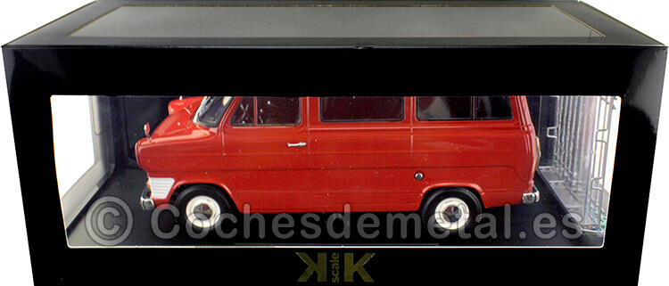 Ford Transit Bus Rojo 1965 1:18 – Clásico en miniatura a escala 1: