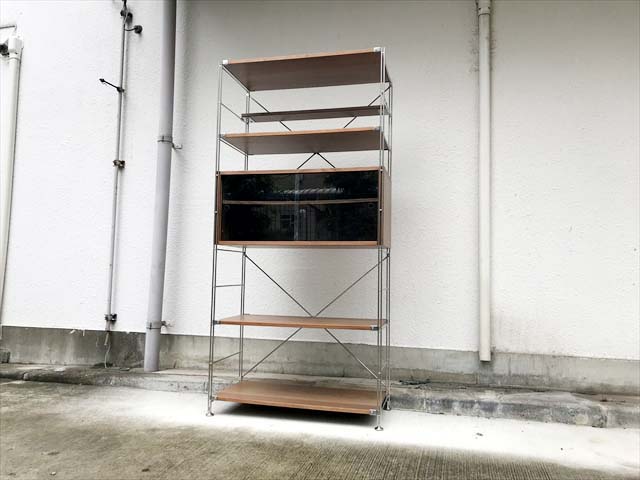 無印良品のステンレスユニットシェルフオーク材を大井町（大田区）にて