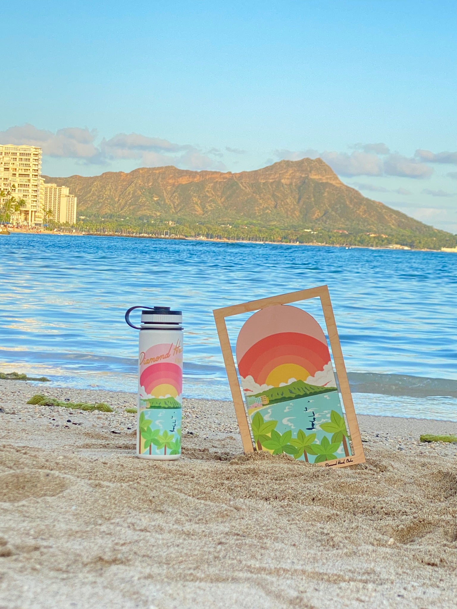 DIAMOND HEAD CUTOUT WALL ART – CocoNene Hawaii