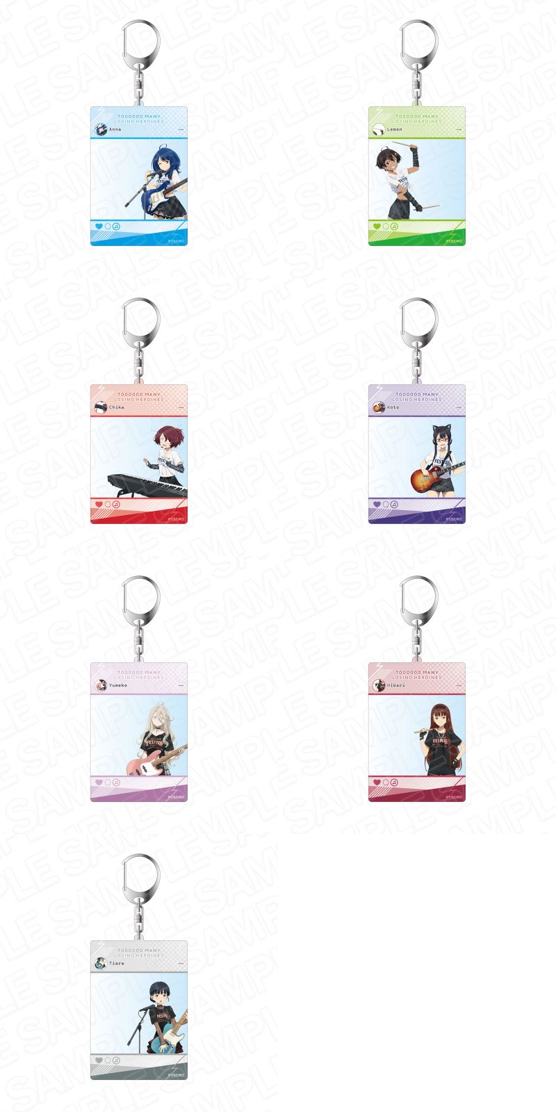 負けヒロインが多すぎる! 志喜屋らバンド衣装の描き下ろしグッズ 発売!