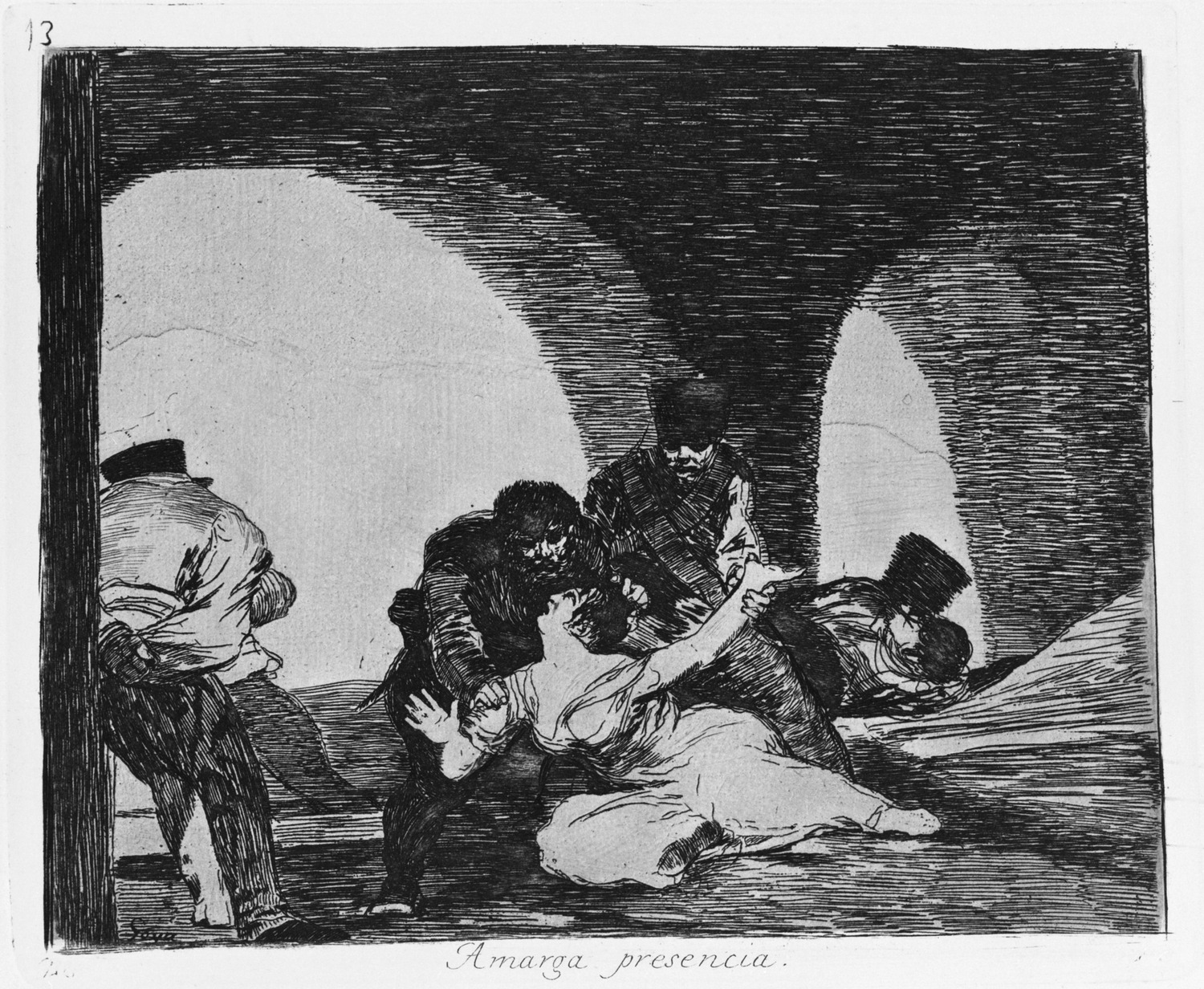 戦争の惨禍』：辛い立ち会い|フランシスコ・ホセ・デ・ゴヤ・イ