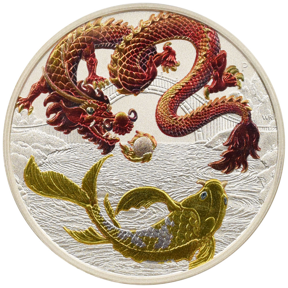 オーストラリア 2023-P エリザベス2世 1ドル 1オンス 銀貨 PCGS MS70