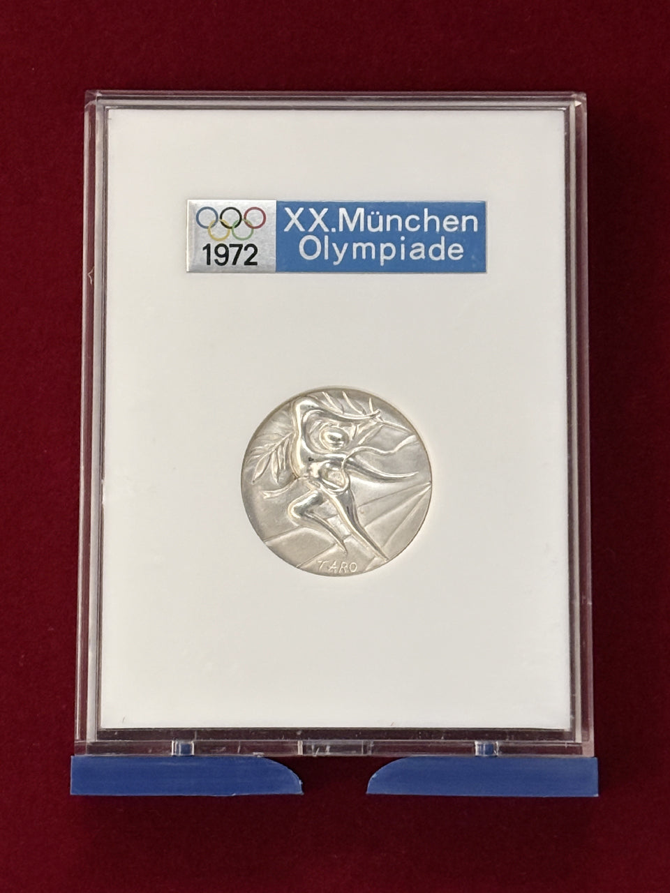 日本】ミュンヘンオリンピック記念 銀製メダル プルーフ 1972［B